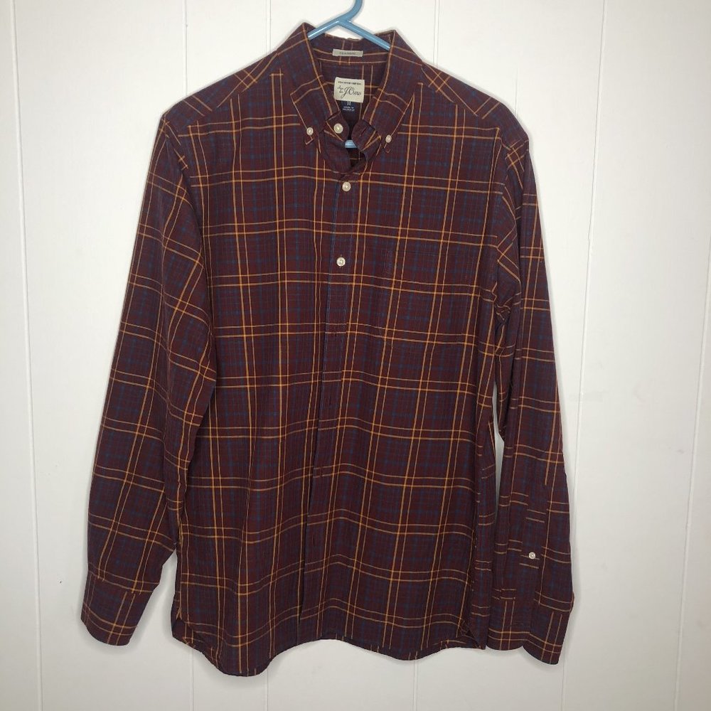 Burgundy J.Crew Button Down
